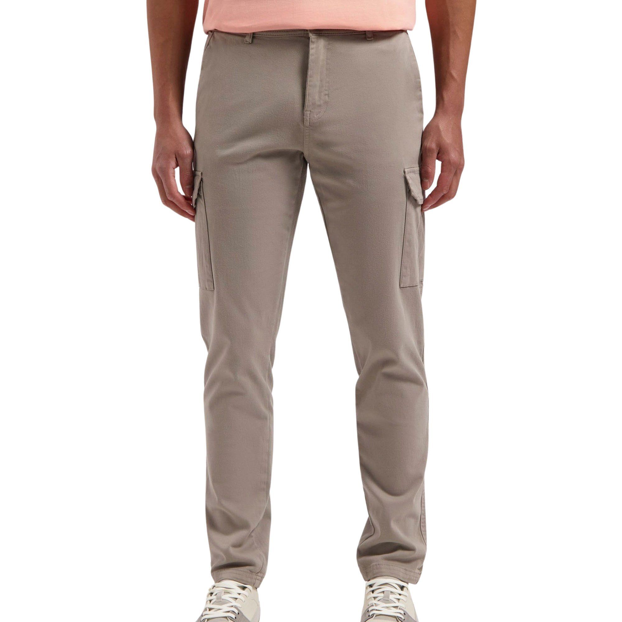 PITTMAN Darius Cargobroek voor heren, katoenen cargobroek, cargo jogger, Beige (Sepia Tint 171314), 32W x 32L